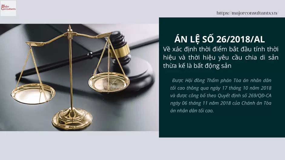 Án Lệ Số 26/2018/AL 
