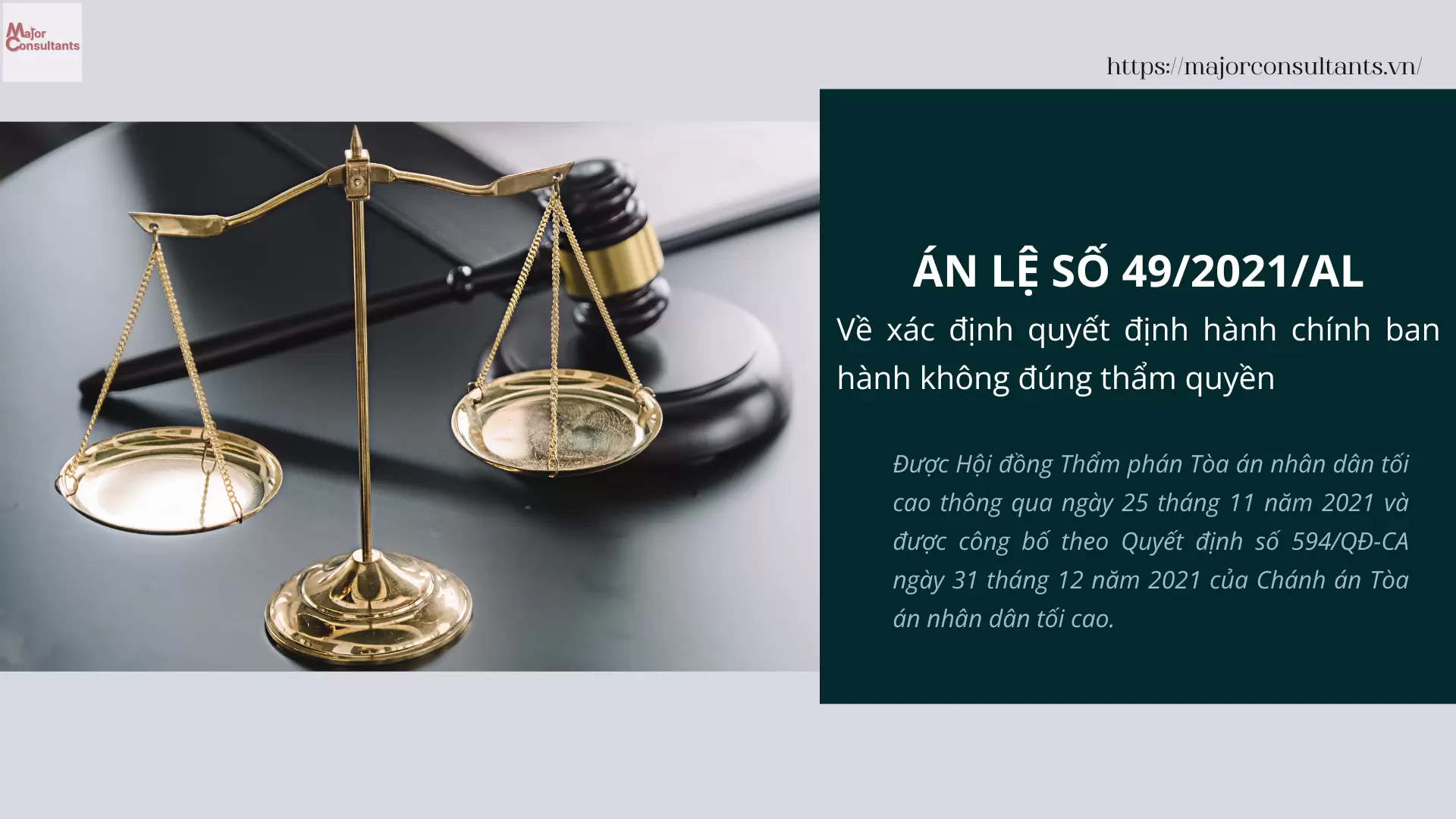 Precedent No. 49/2021/AL