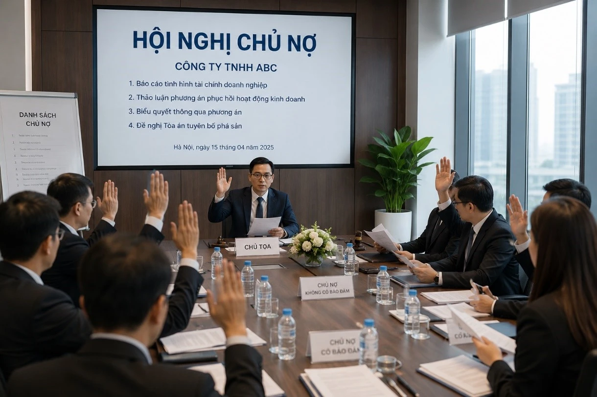 PHÁ SẢN DOANH NGHIỆP THEO LUẬT PHỤC HỒI, PHÁ SẢN NĂM 2025: ĐIỀU KIỆN VÀ THỦ TỤC MỚI NHẤT