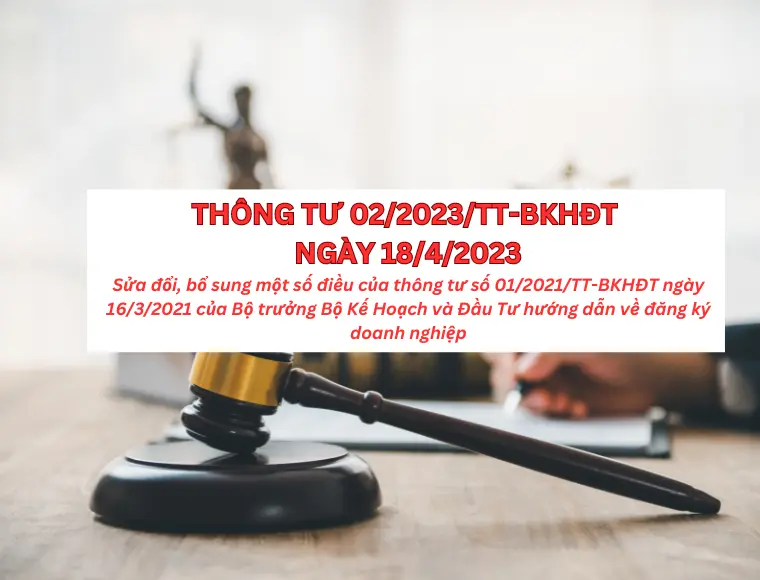 Thông Tư 02/2023/TT-BKHĐT Ngày 18/4/2023