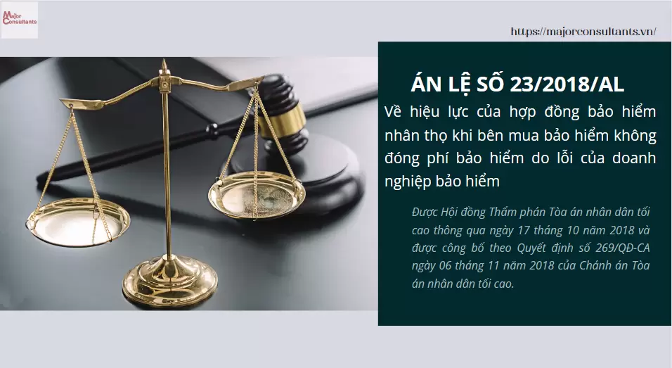 Precedent No. 23/2018/AL