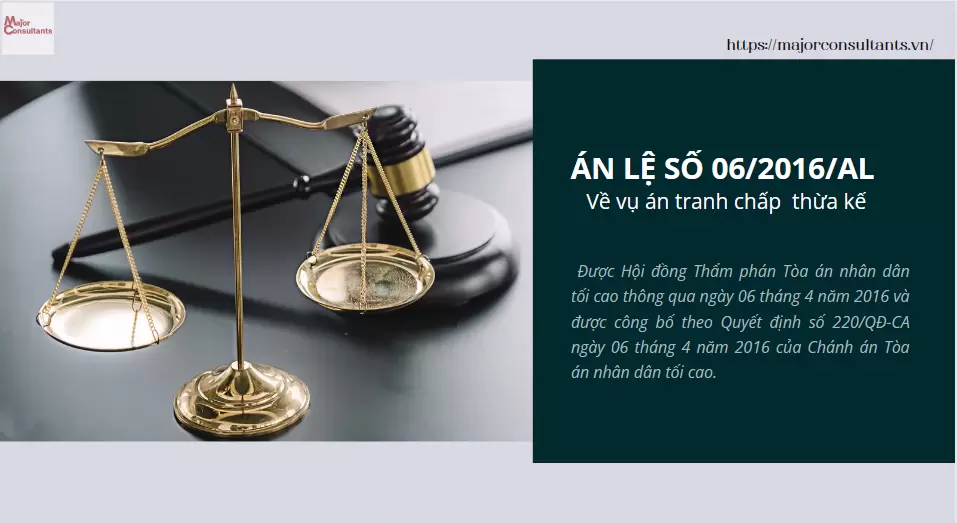 Precedent No. 06/2016/AL