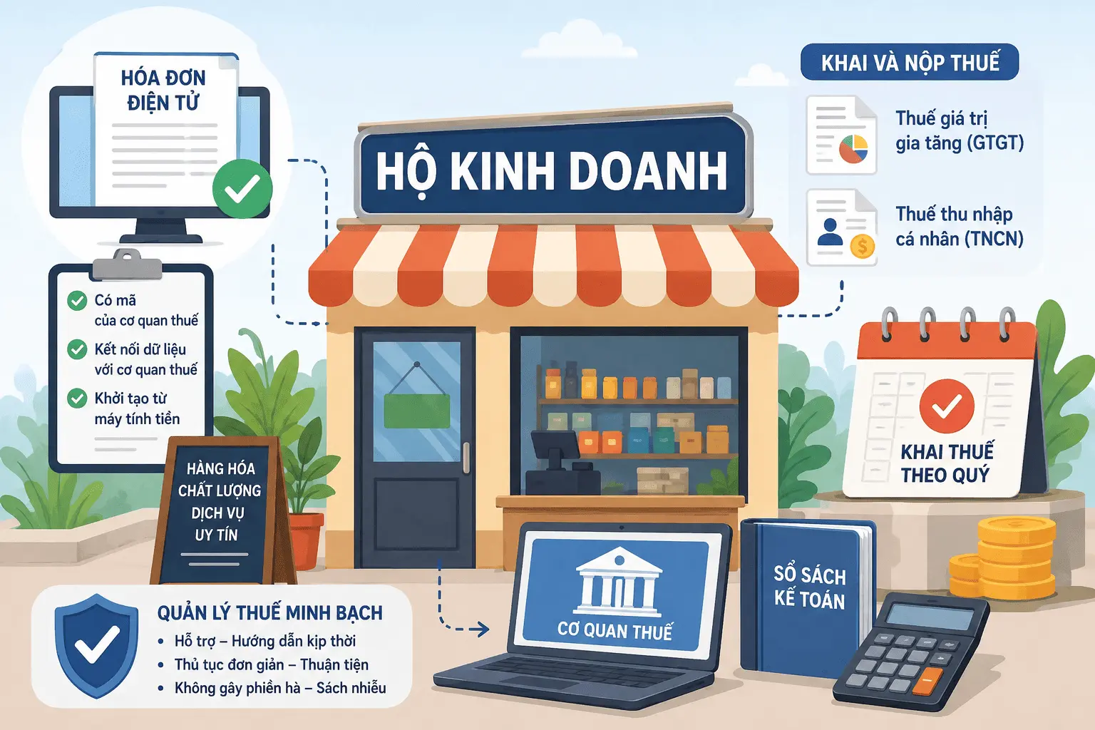 NHỮNG QUY ĐỊNH CẦN BIẾT VỀ HÓA ĐƠN ĐIỆN TỬ ĐỐI VỚI HỘ KINH DOANH MỚI RA KINH DOANH?
