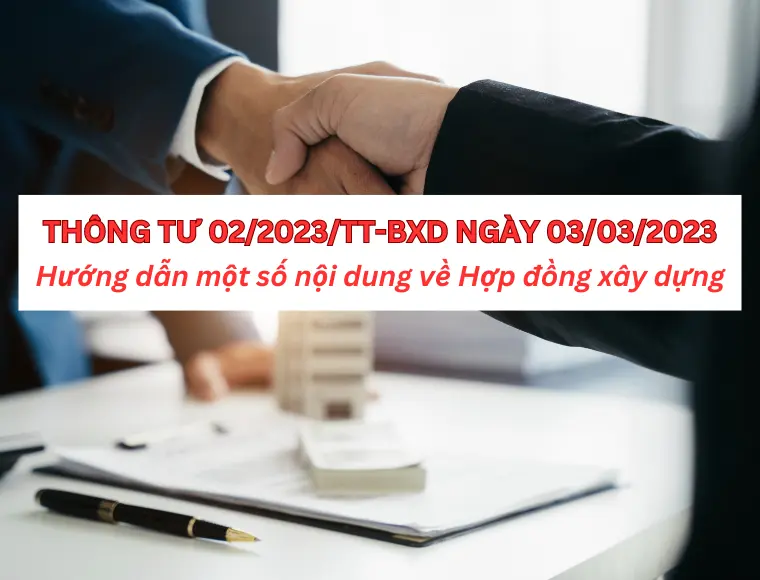 Thông Tư 02/2023/TT-BXD Ngày 03/03/2023