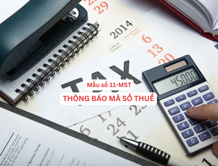 Mẫu Số 11-MST Thông Báo Mã Số Thuế