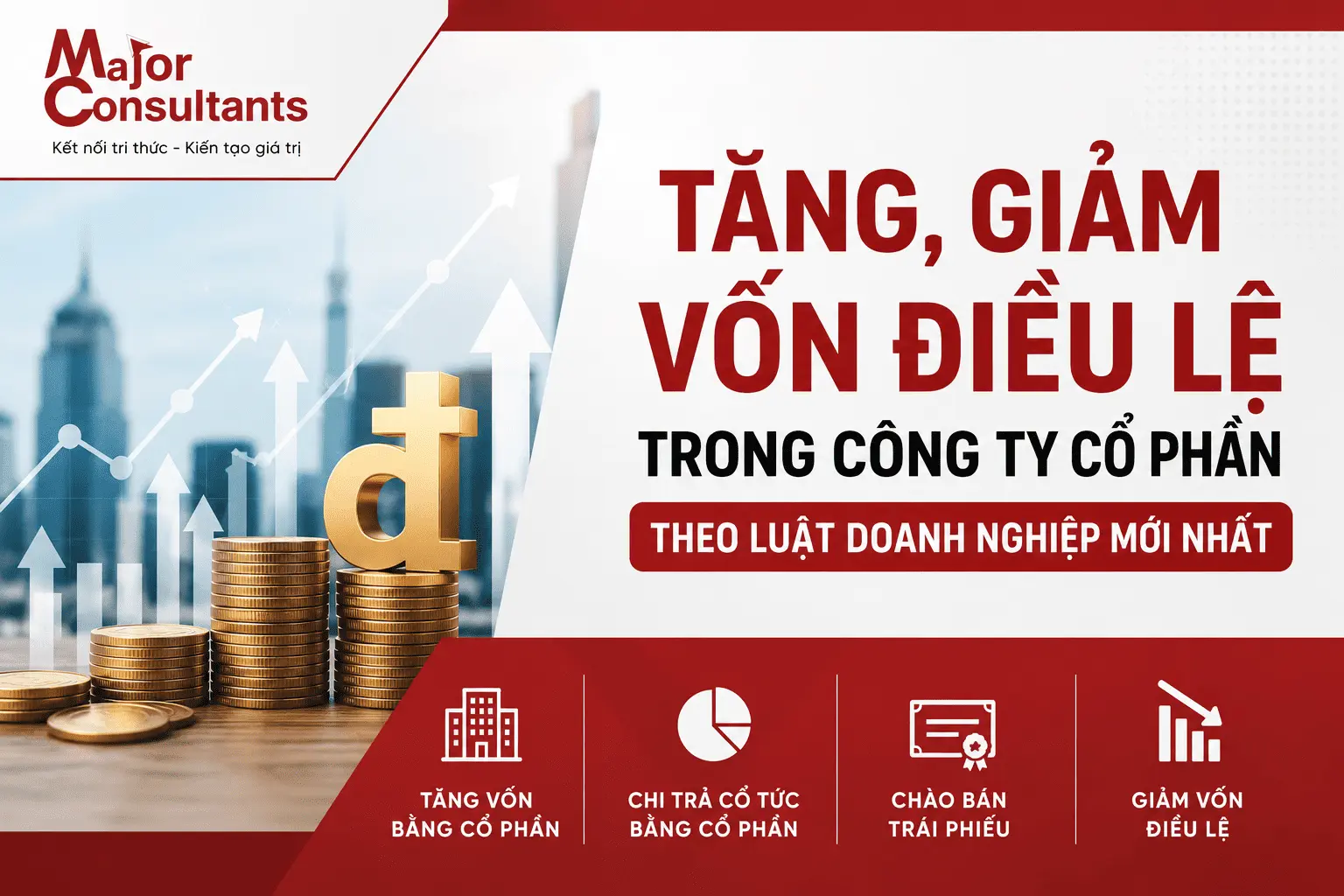 TĂNG, GIẢM VỐN ĐIỀU LỆ TRONG CÔNG TY CỔ PHẦN THEO LUẬT DOANH NGHIỆP MỚI NHẤT