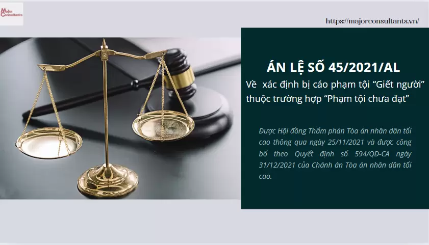 Precedent No. 45/2021/AL