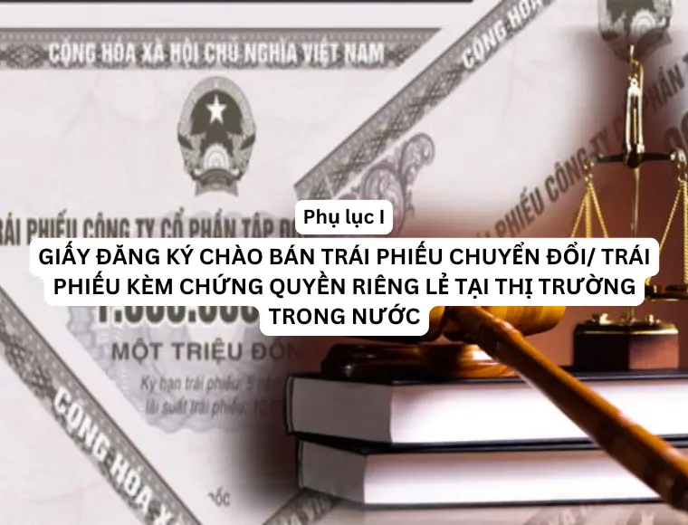Phụ Lục I Giấy Đăng Ký Chào Bán Trái Phiếu Chuyển Đổi/Trái Phiếu Kèm Chứng Quyền Riêng Lẻ Tại Thị Trường Trong Nước