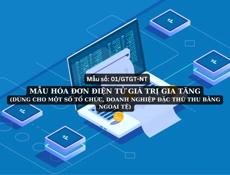 Mẫu Số 01/GTGT-NT:  Hóa Đơn Điện Tử Giá Trị Gia Tăng (Dùng Cho Một Số Tổ Chức, Doanh Nghiệp Đặc Thù Thu Bằng Ngoại Tệ)