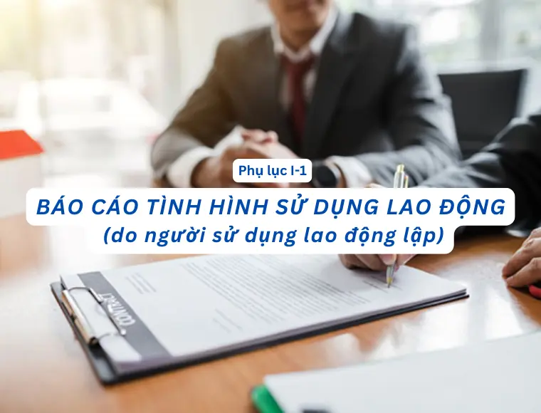 Phụ Lục I.1 Báo Cáo Tình Hình Sử Dụng Lao Động (Do Người Sử Dụng Lao Động Lập)