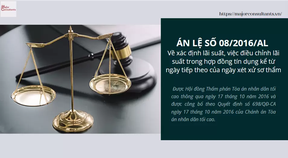 Án Lệ Số 08/2016/AL