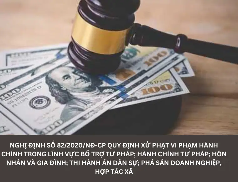 Nghị Định Số 82/2020/NĐ-CP Quy Định Xử Phạt Vi Phạm Hành Chính Trong Lĩnh Vực Bổ Trợ Tư Pháp; Hành Chính Tư Pháp; Hôn Nhân Và Gia Đình; Thi Hành Án Dân Sự; Phá Sản Doanh Nghiệp, Hợp Tác Xã