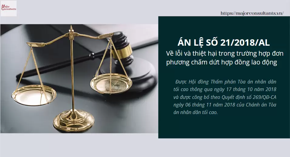 Án Lệ Số 21/2018/AL