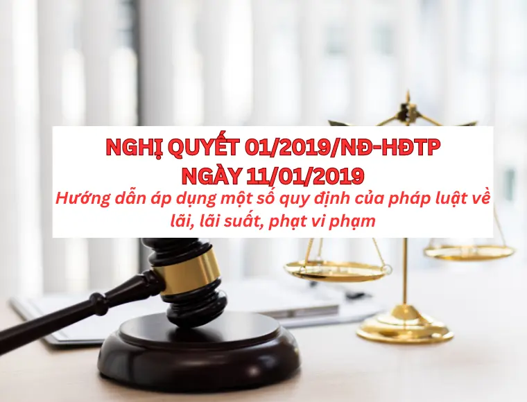 Nghị Quyết 01/2019/NĐ-HĐTP Ngày 11/01/2019
