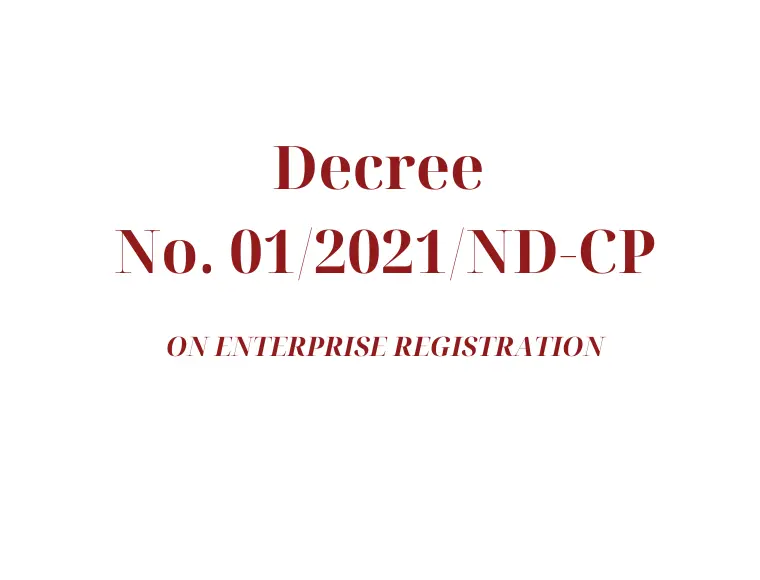 Decree No. 01/2021/ND-CP 
