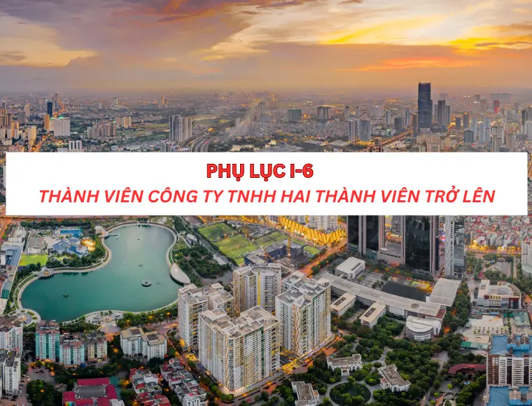 Phụ lục I-6 Thành viên Công ty TNHH hai thành viên trở lên